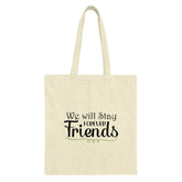 Forever Friends Tote Bag, Friendship Gift, Best Friend Present, Cute Tote, Shoulder Bag, Gift for Her, Everyday Bag - Tawshia